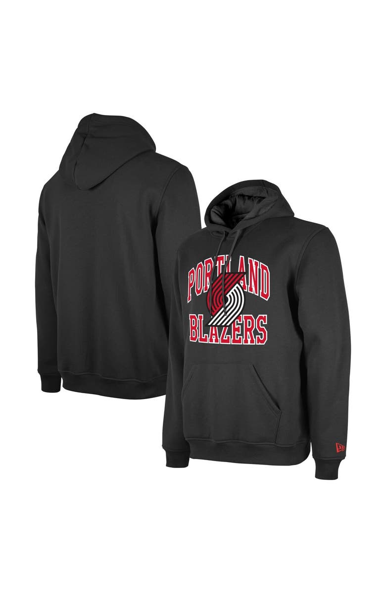 New Era Unisex New Era Black Portland Trail Blazers 2023/24 Season Tip-Off Edition Pullover Hoodie, Main, color, Black