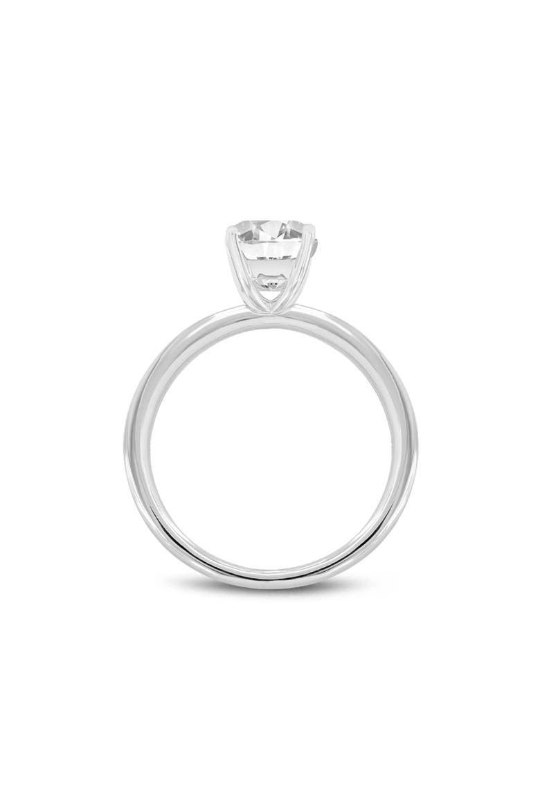 Nisrine 14K White Gold Cushion Cut Lab Grown Diamond Solitaire Engagement Ring - 2.25 Ct, Alternate, color, 14K White Gold