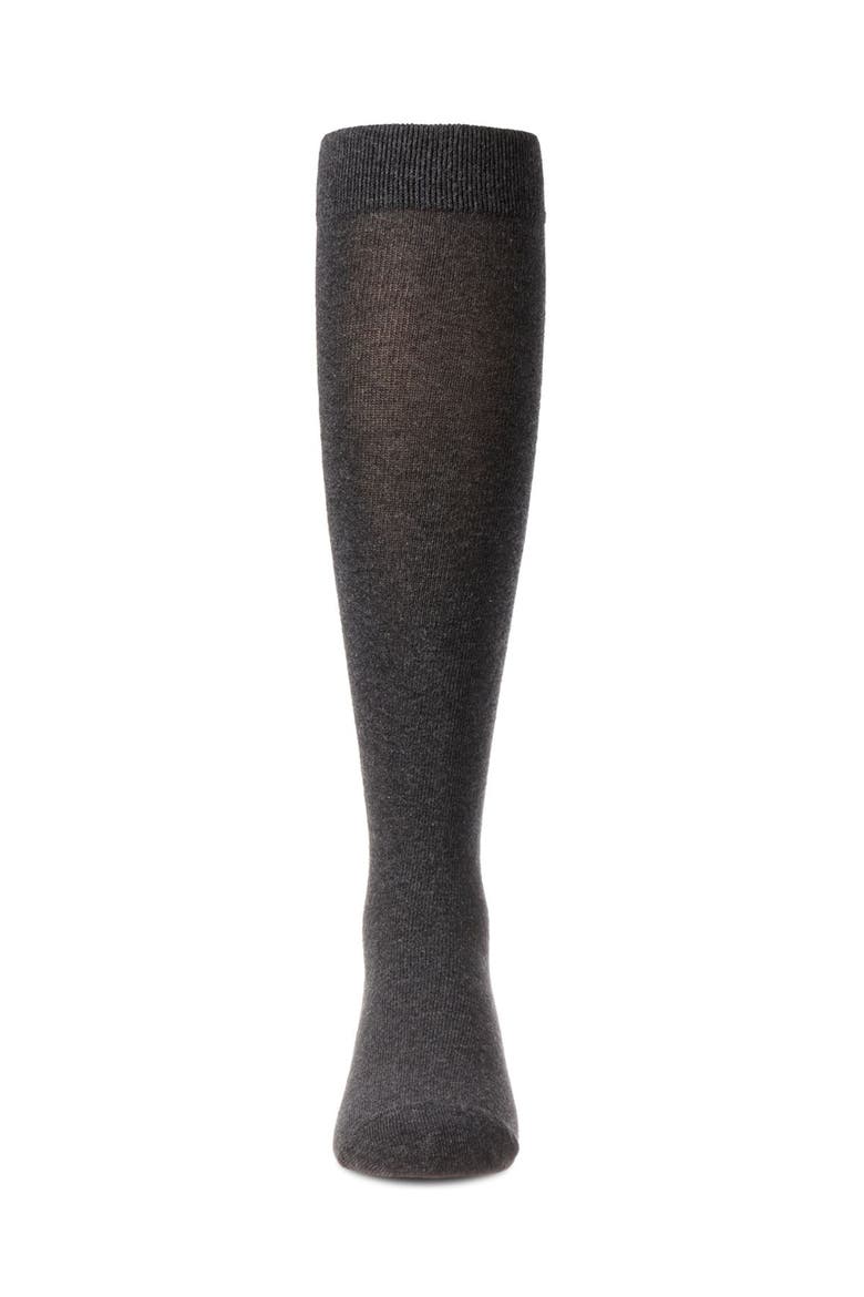 Knee High Uniform Socks, Alternate, color, Charcoal