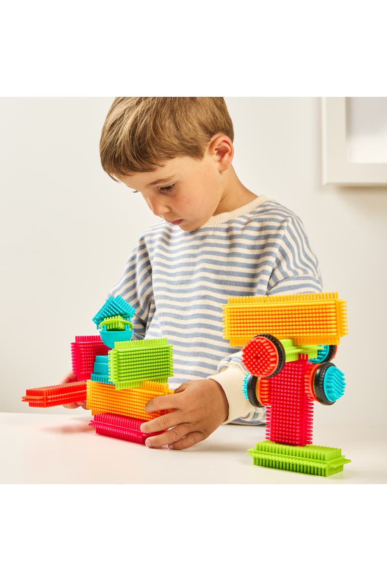 Pegy Bricks All On Board, Alternate, color, Red Multi