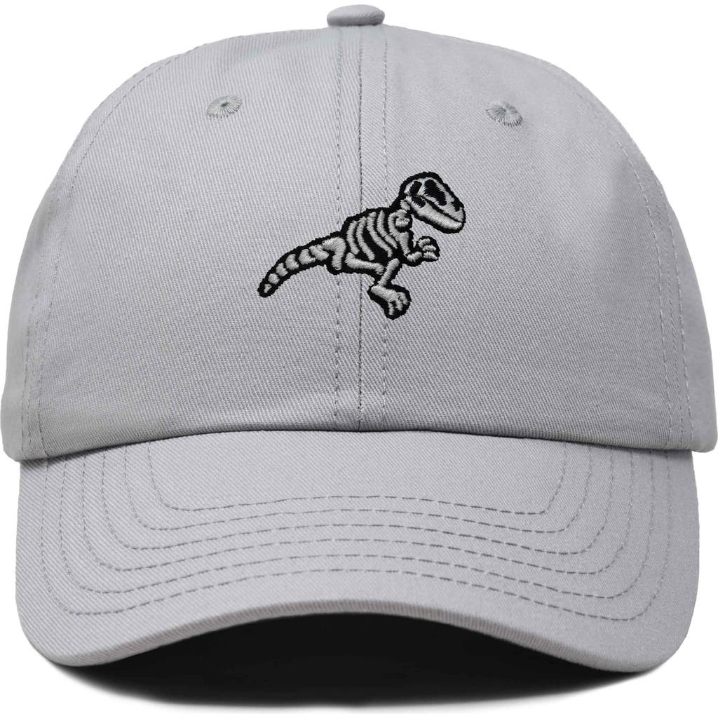 Dalix Fossil Embroidered Outdoor Hat In Gray