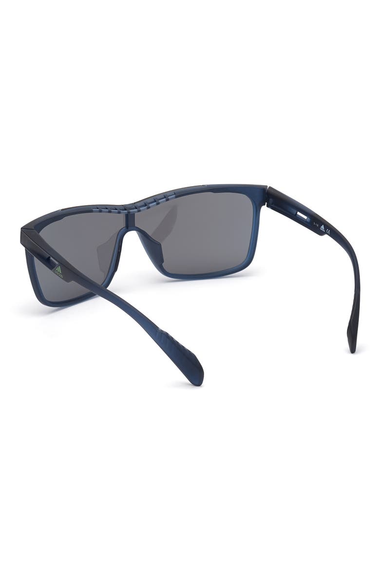 Shield Sunglasses, Alternate, color, MATTE BLUE / BLUE
