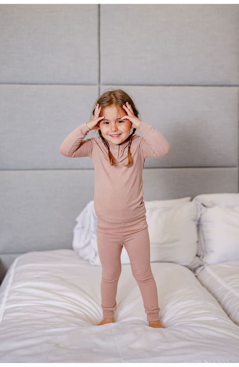 Pouf Henley PJ, Alternate, color, Pink