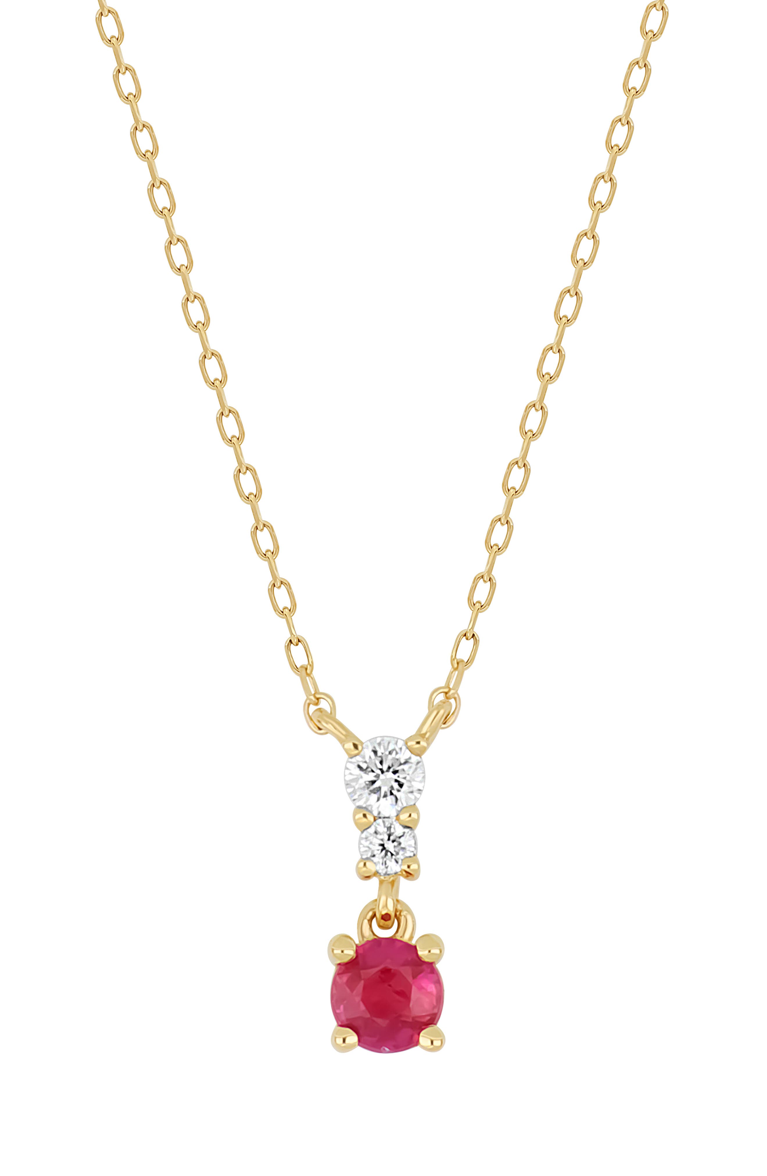 Bony Levy El Mar Ruby & Diamond Pendant Necklace