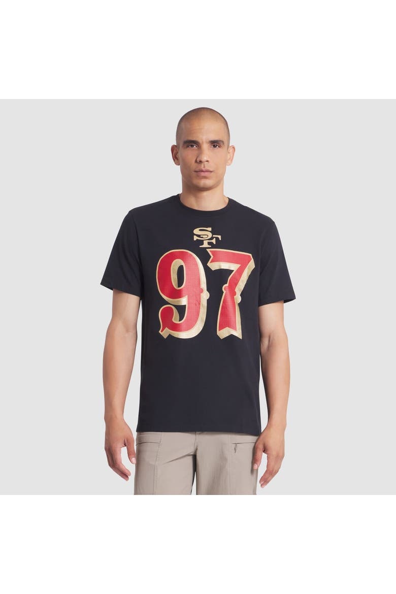 Men's Nike Nick Bosa Black San Francisco 49ers 2025 Rivalries Collection Player Name & Number T-Shirt, Main, color, Black
