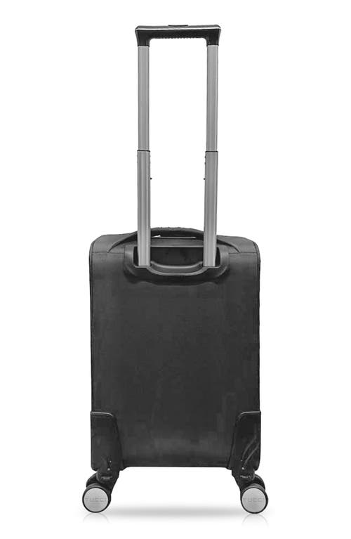 Tucci Squistita 20-inch Softside Carry-on Luggage In Charcoal