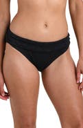 La Blanca Mantra Medallion Shirred Hipster Bikini Bottoms