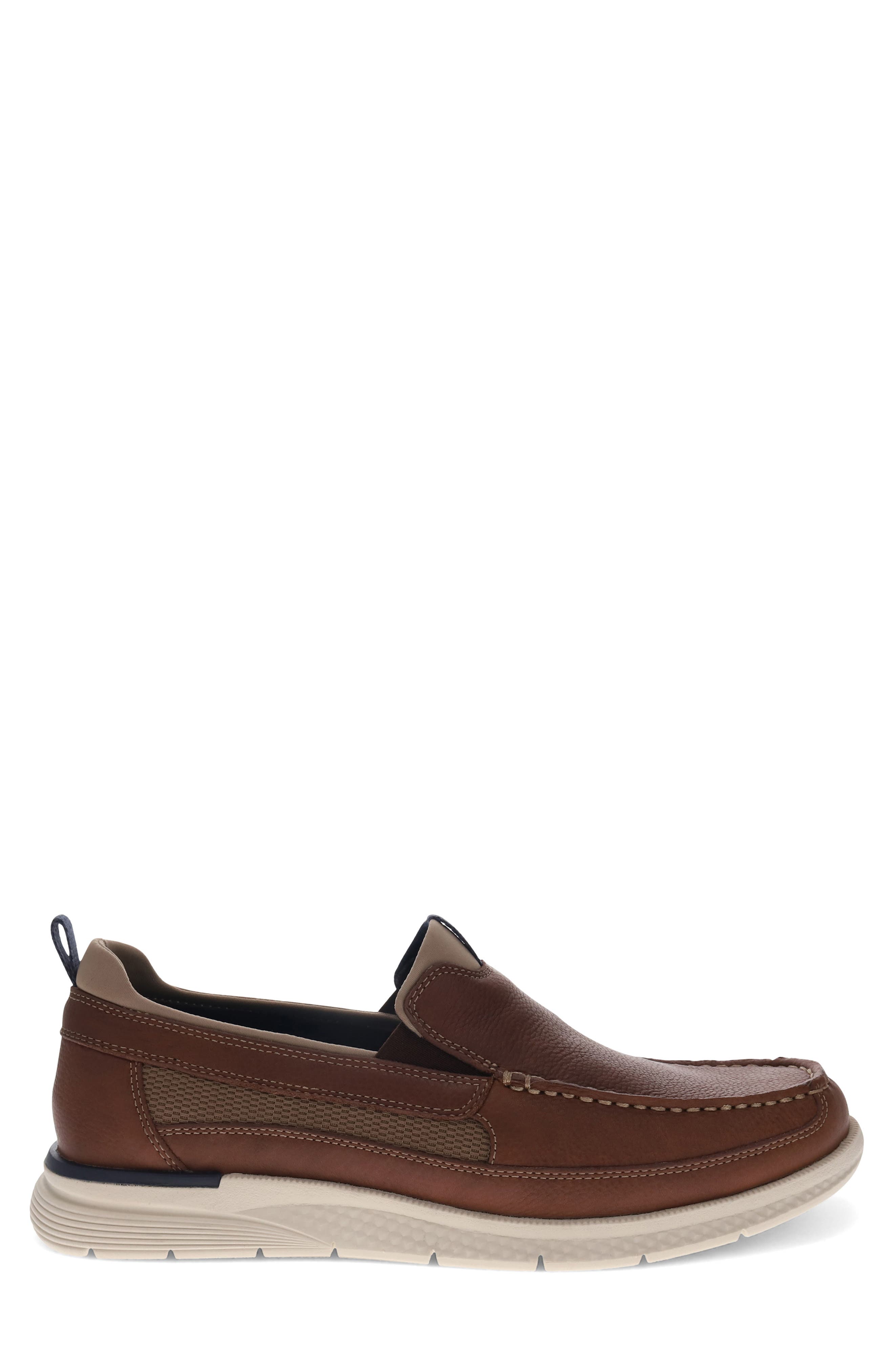 Holgate Leather Boat Shoe, Alternate, color, BRIAR