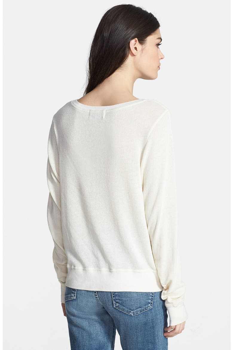 'Wild Beach' Knit Sweater, Alternate, color, VINTAGE LACE