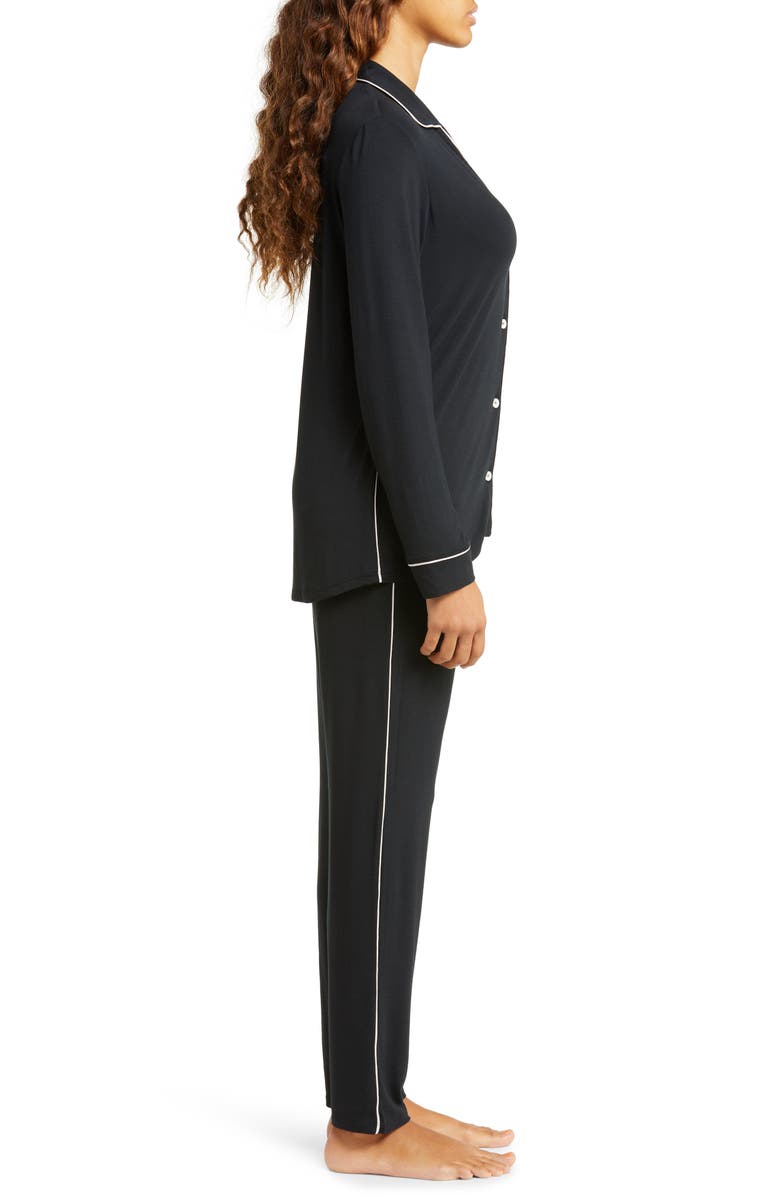 Eberjey Gisele Slim Jersey Knit Pajamas, Alternate, color, 