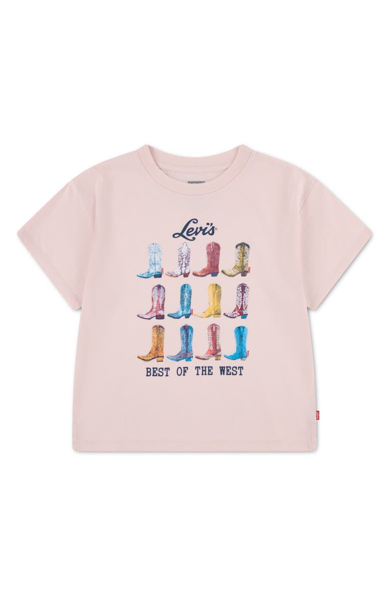 Levi's Kids' Oversize Short Sleeve T-Shirt, Main, color, Crystal Pink