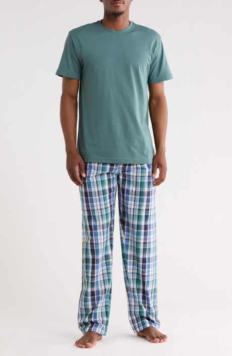 Majestic International T-Shirt & Plaid Pajama Pants Set