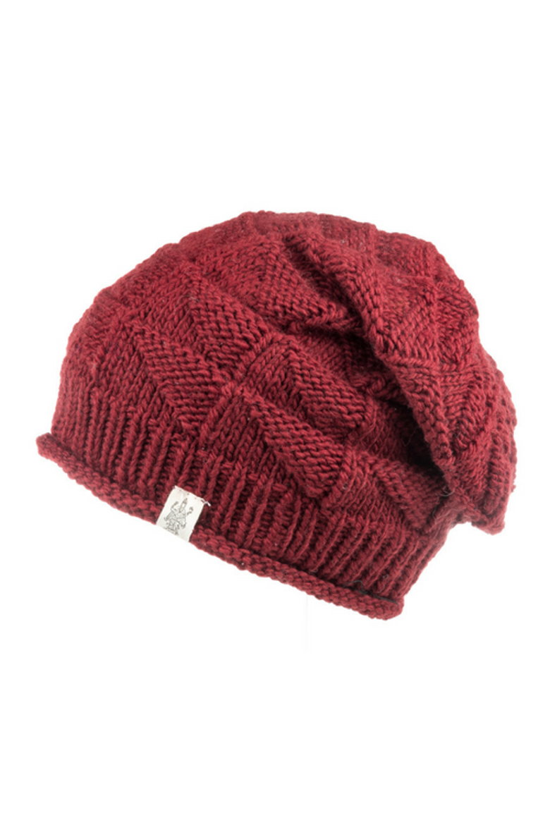 Wave Slouch, Main, color, Burgundy