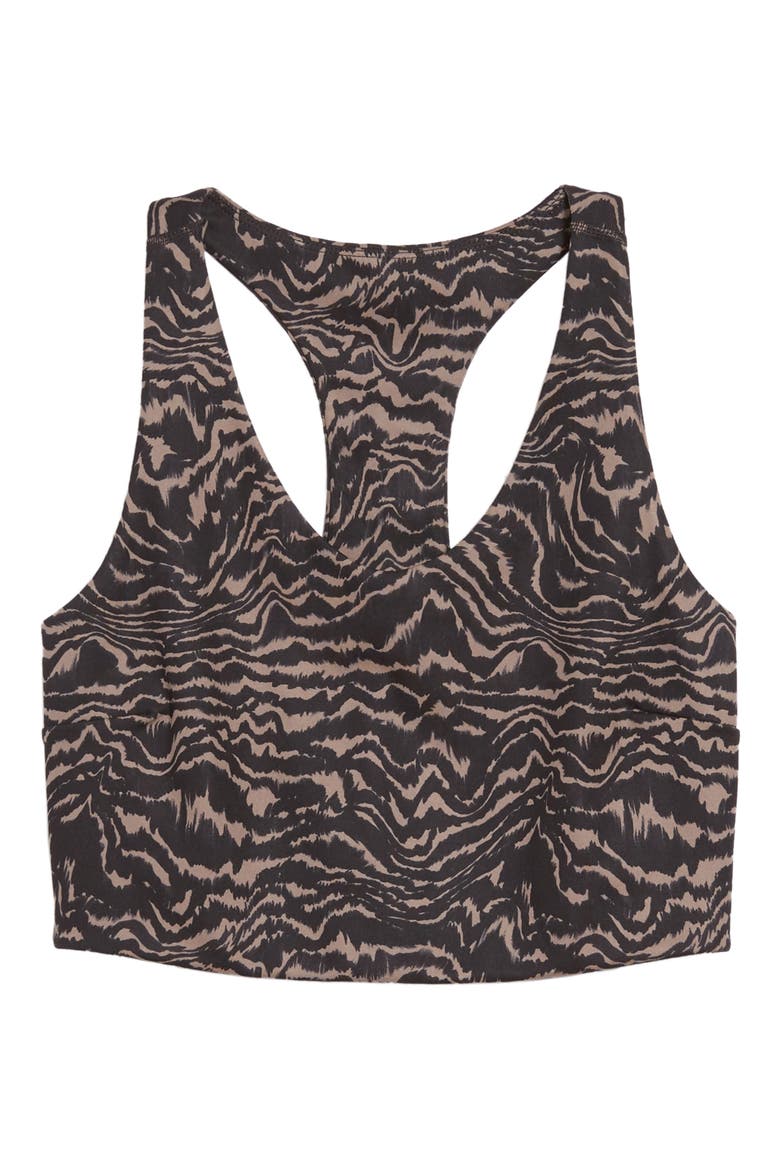 Studio Lite Longline Sports Bra, Alternate, color, TAN DUSK PHOEBE PRINT