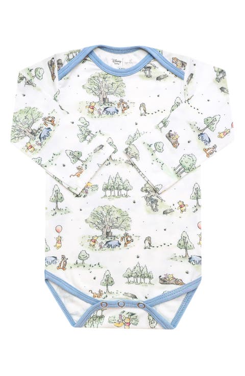 Hundred Acre Wood Print Long Sleeve Bodysuit (Baby)