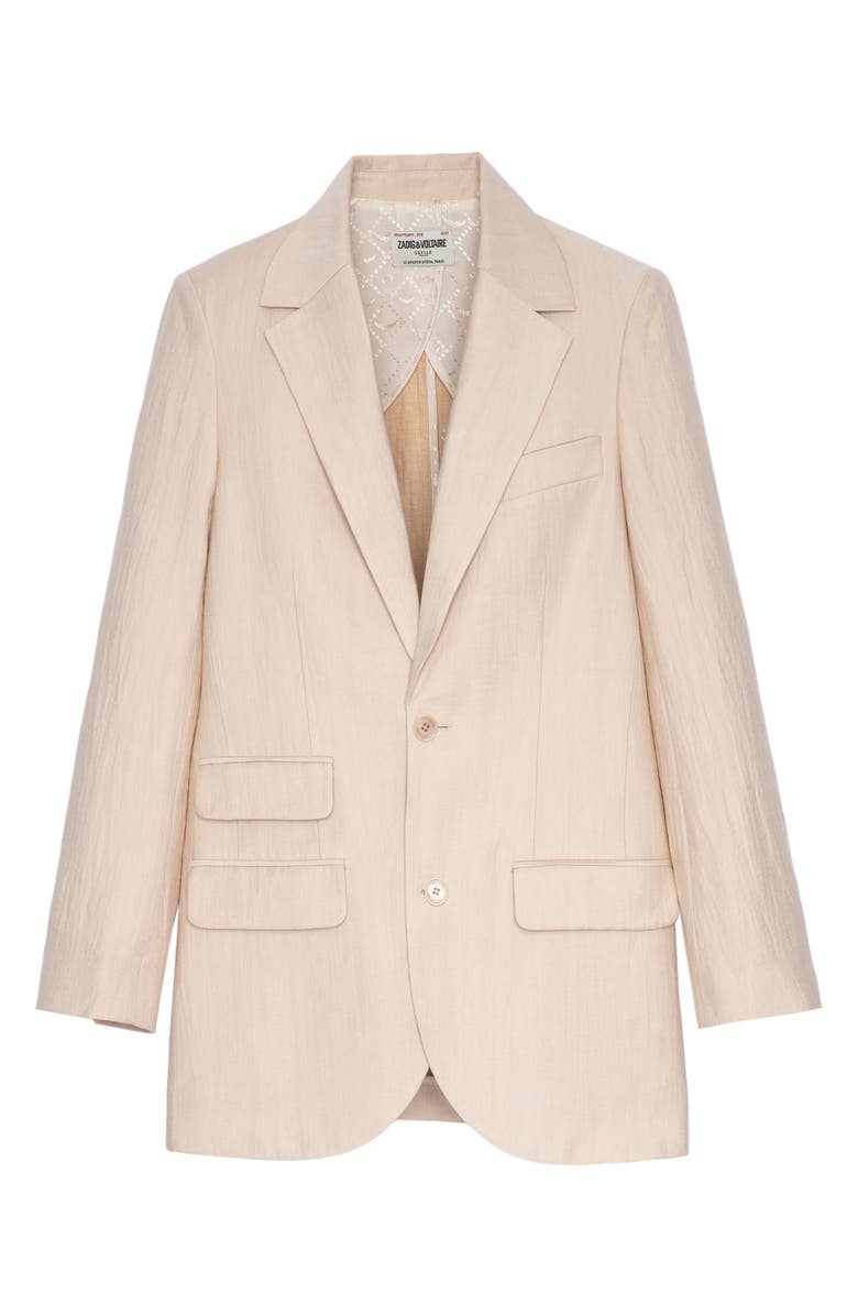 Zadig & Voltaire Two-Button Blazer, Alternate, color, 