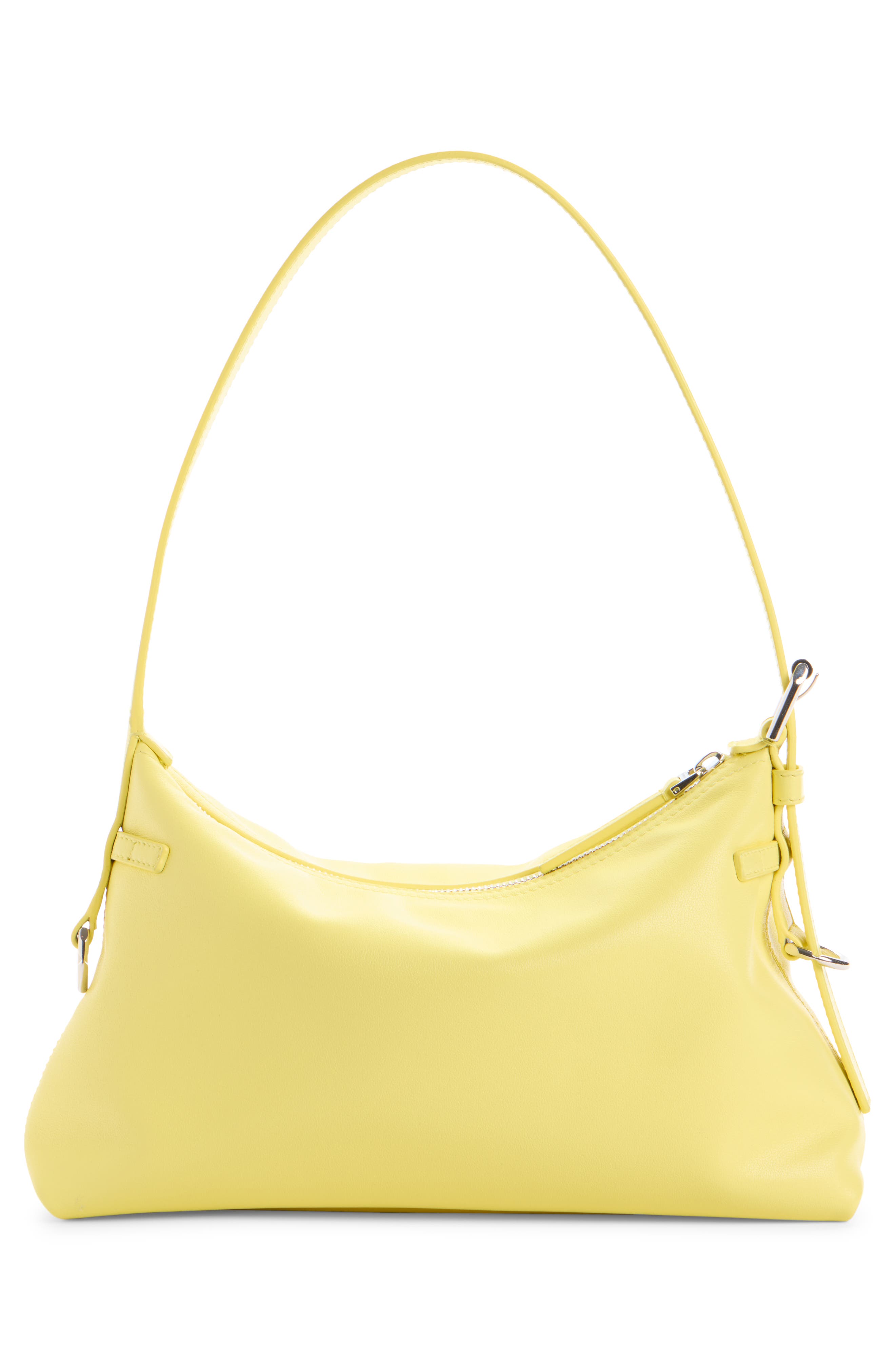 Givenchy Nano Voyou Leather Shoulder Bag, Alternate, color, 725-Acid Yellow
