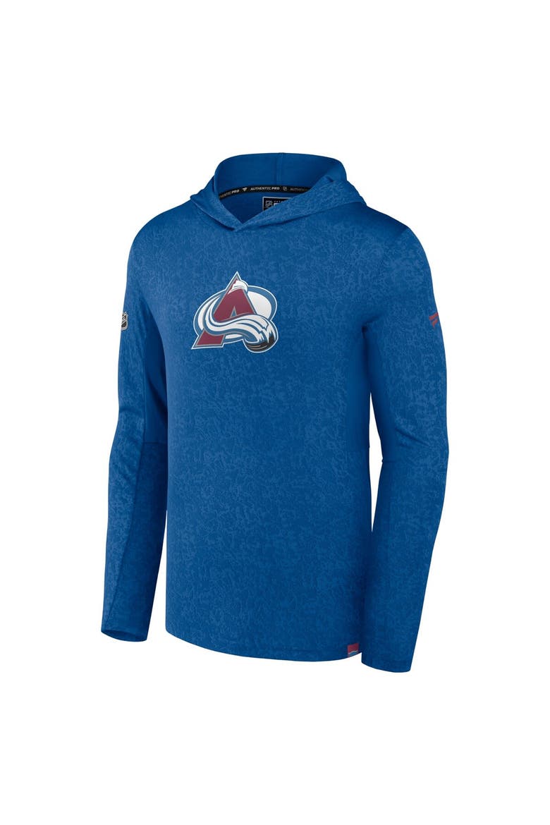 Men's Fanatics Branded  Blue Colorado Avalanche Authentic Pro Lightweight Pullover Hoodie, Alternate, color, Blue