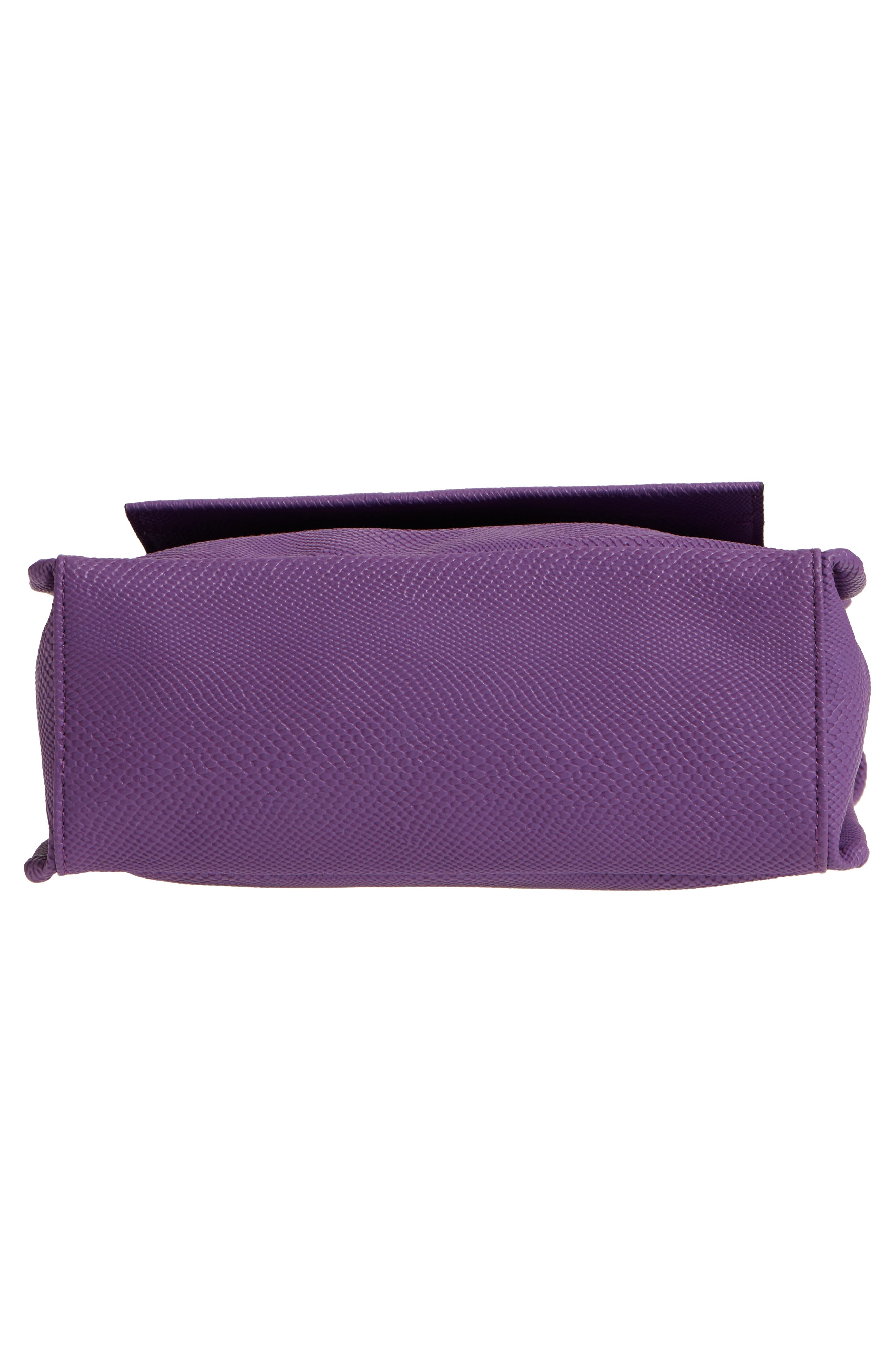 Nolan Faux Leather Crossbody Bag, Alternate, color, PURPLE SNAKE