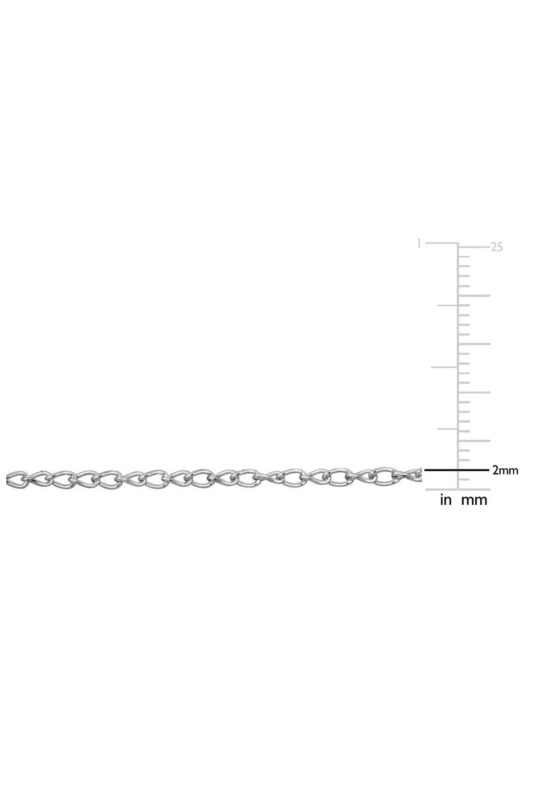 Twist Curb Link Bracelet, Alternate, color, SILVER