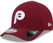 New Era Men's New Era  Burgundy Philadelphia Phillies Player Replica 9FORTY Adjustable Hat