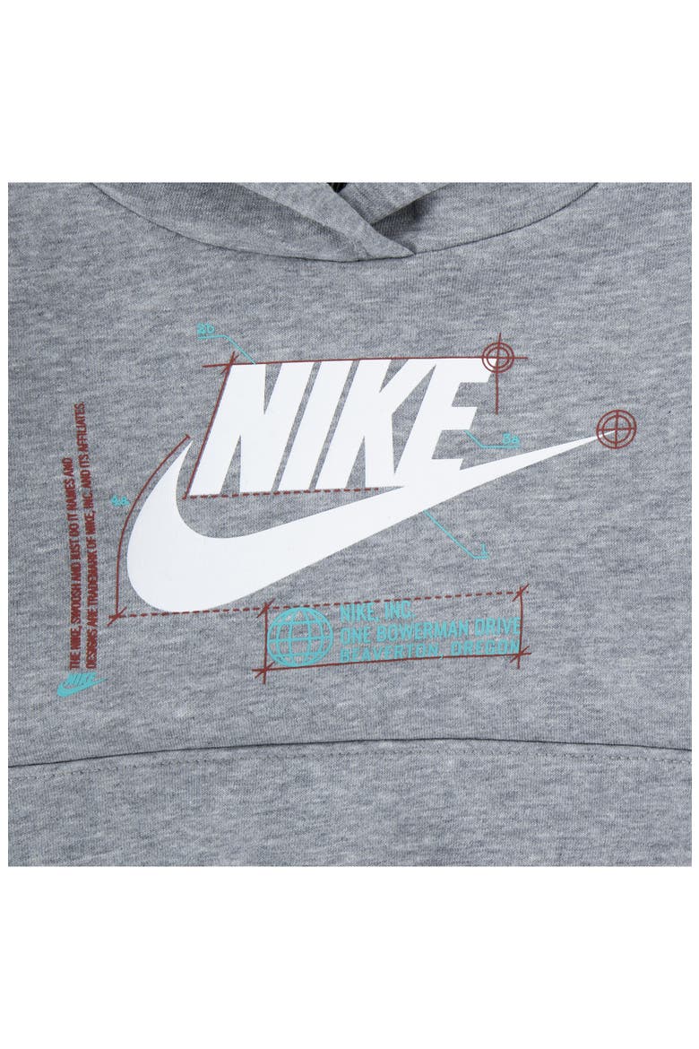 Kids' Futura Wrap Hoodie & Pull-On Pants Set, Alternate, color, 042DK GREY
