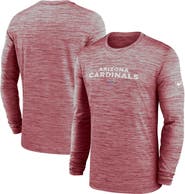 Nike Men's Nike Cardinal Arizona Cardinals Sideline Team Velocity Performance Long Sleeve T-Shirt