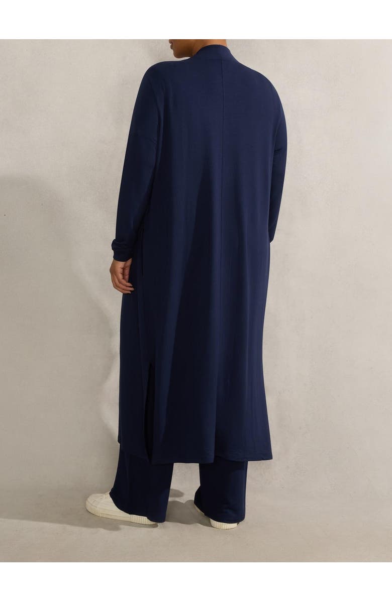 Live Unlimited Lightweight Supersoft Maxi Cardigan, Alternate, color, Navy