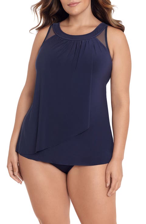 Illusionists Ursula Swim Top (Plus Size)