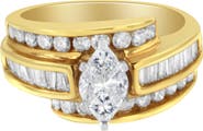 Haus of Brilliance 14KT Two-Toned Diamond Cocktail Ring