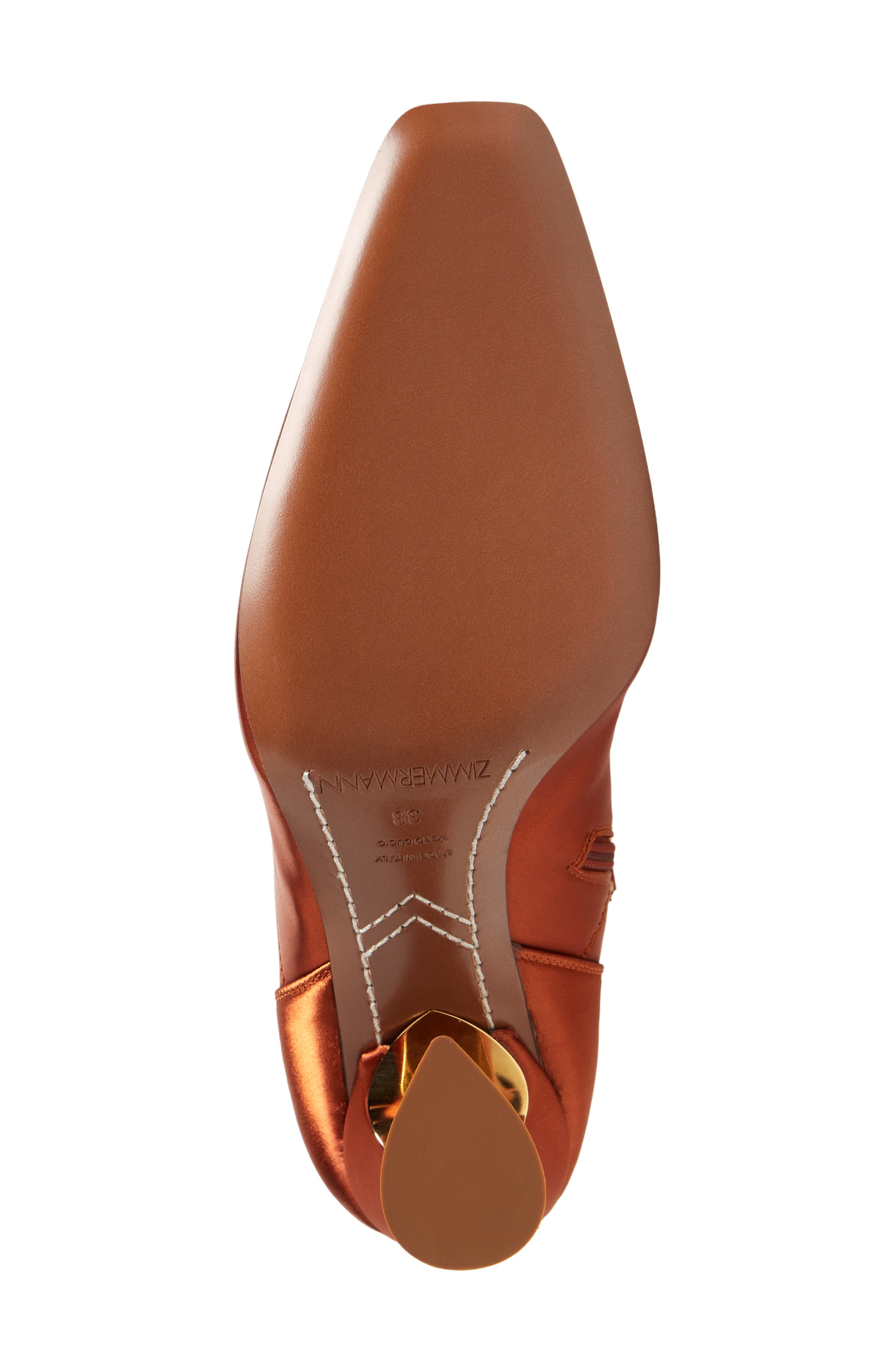 Crescent Stretch Over the Knee Boot, Alternate, color, RUST
