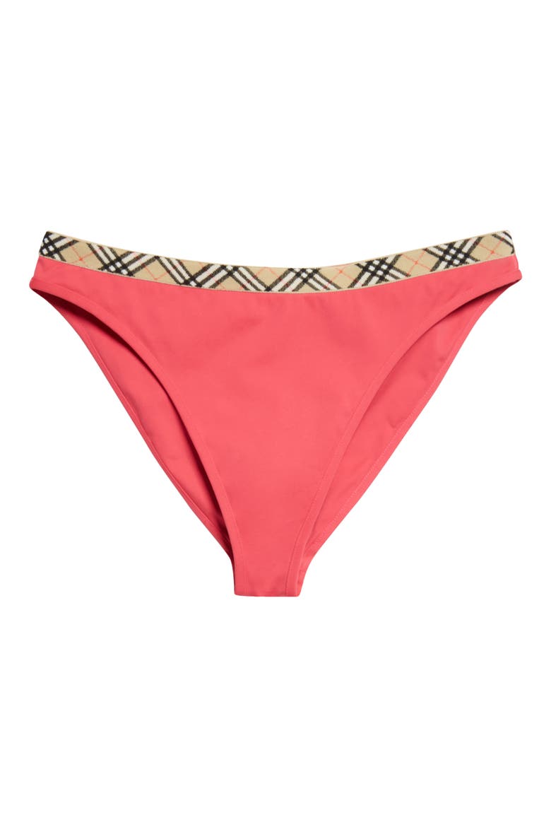Samphire Bikini Bottoms, Alternate, color, JAM RED