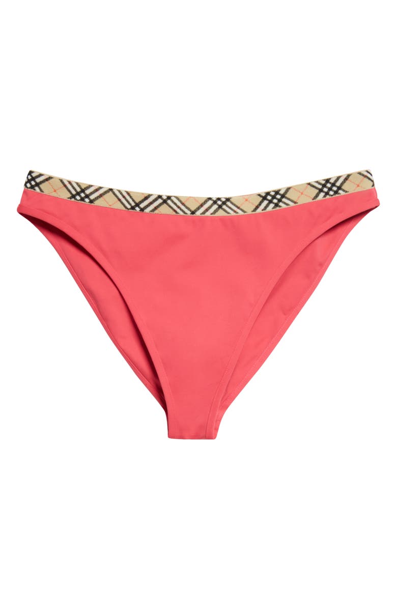 Burberry Samphire Bikini Bottoms, Main, color, Jam Red