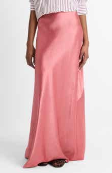 Vince Satin Maxi Skirt