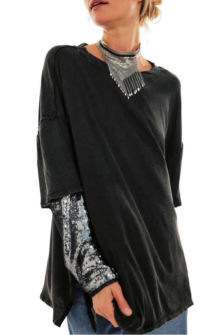 Nellie Sequin Twofer Top, Main, color, BLACK