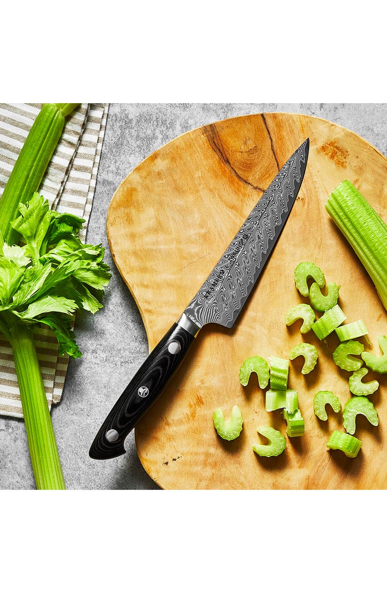 ZWILLING KRAMER by ZWILLING EUROLINE Damascus Collection 5.5" Prep Knife, Alternate, color, Silver