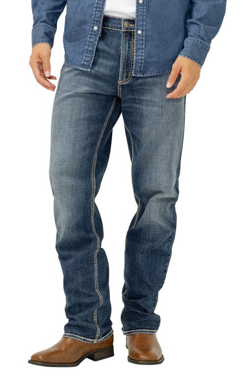 Silver Jeans Co. Zac Relaxed Fit Straight Leg Jeans In Blue