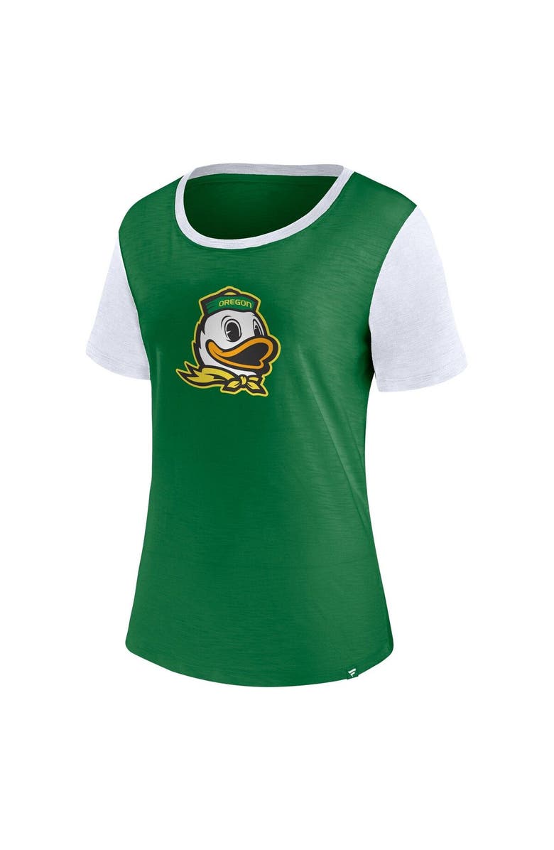 FANATICS Women's Fanatics Branded Green Oregon Ducks Carver T-Shirt, Alternate, color, 