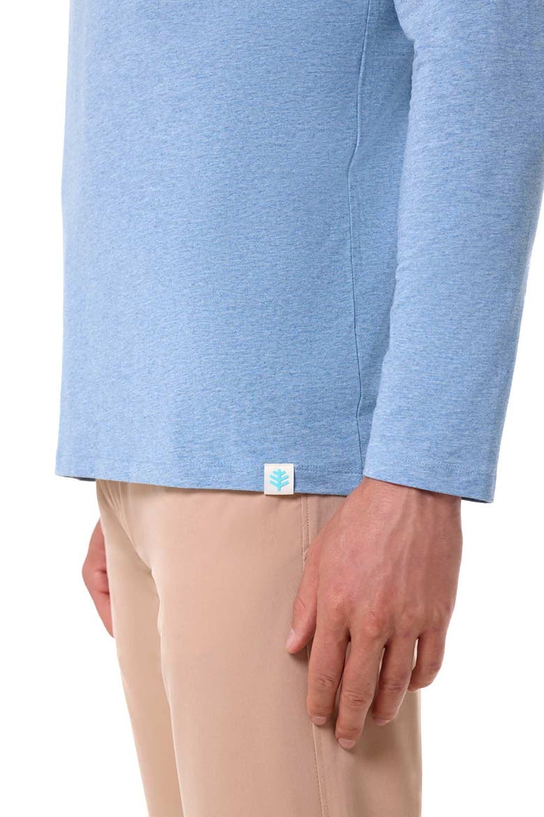 Men's Morada Long Sleeve T-Shirt, UPF 50+ Sun Protection, Alternate, color, Light Blue Heather