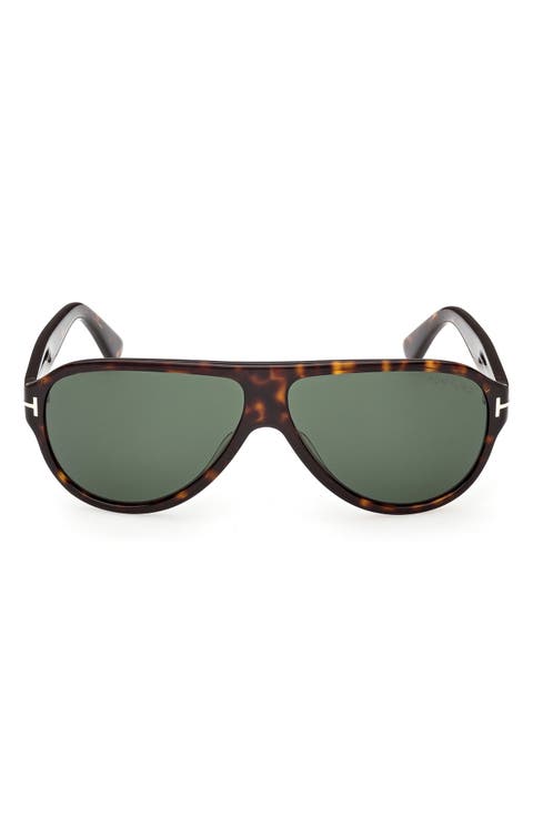 61mm Pilot Sunglasses