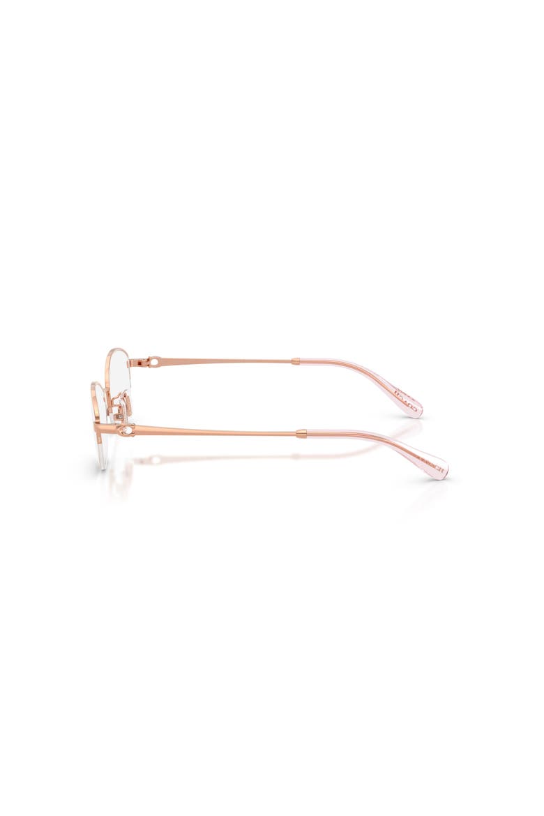 52mm Oval optical glasses, Alternate, color, Gold