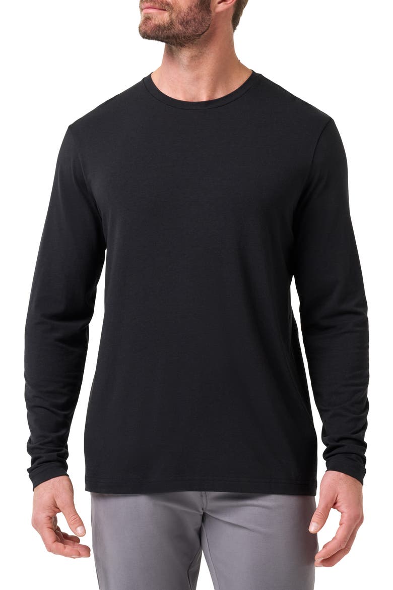 Cloud Crew Long Sleeve T-Shirt, Main, color, BLACK