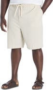 Harbor Bay by DXL Big & Tall Lightweight Linen Beach Shorts