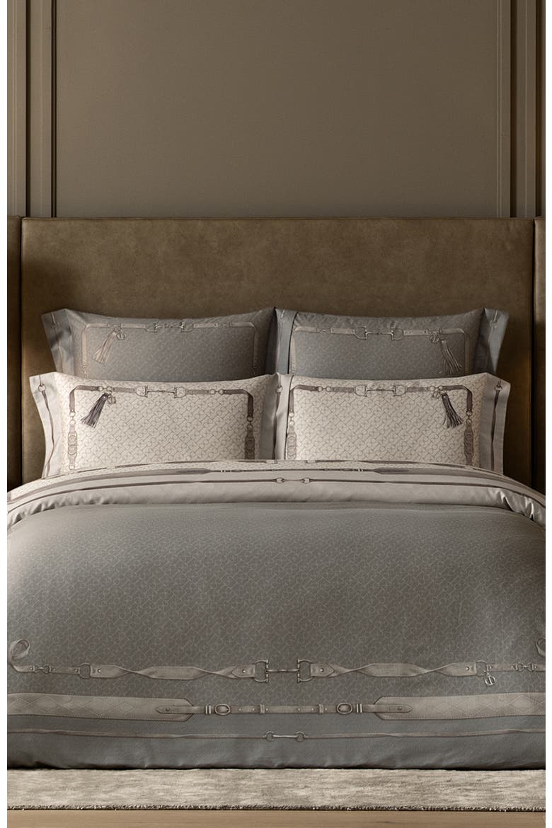 Equilion Duvet Cover, Alternate, color, Beige