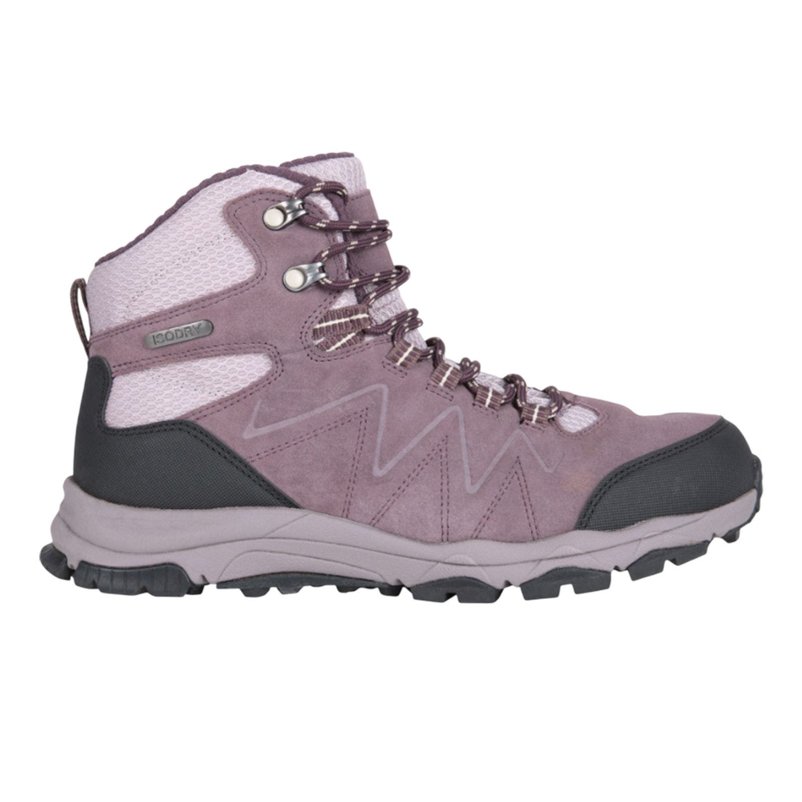 Ortler Suede Walking Boots, Alternate, color, Lilac