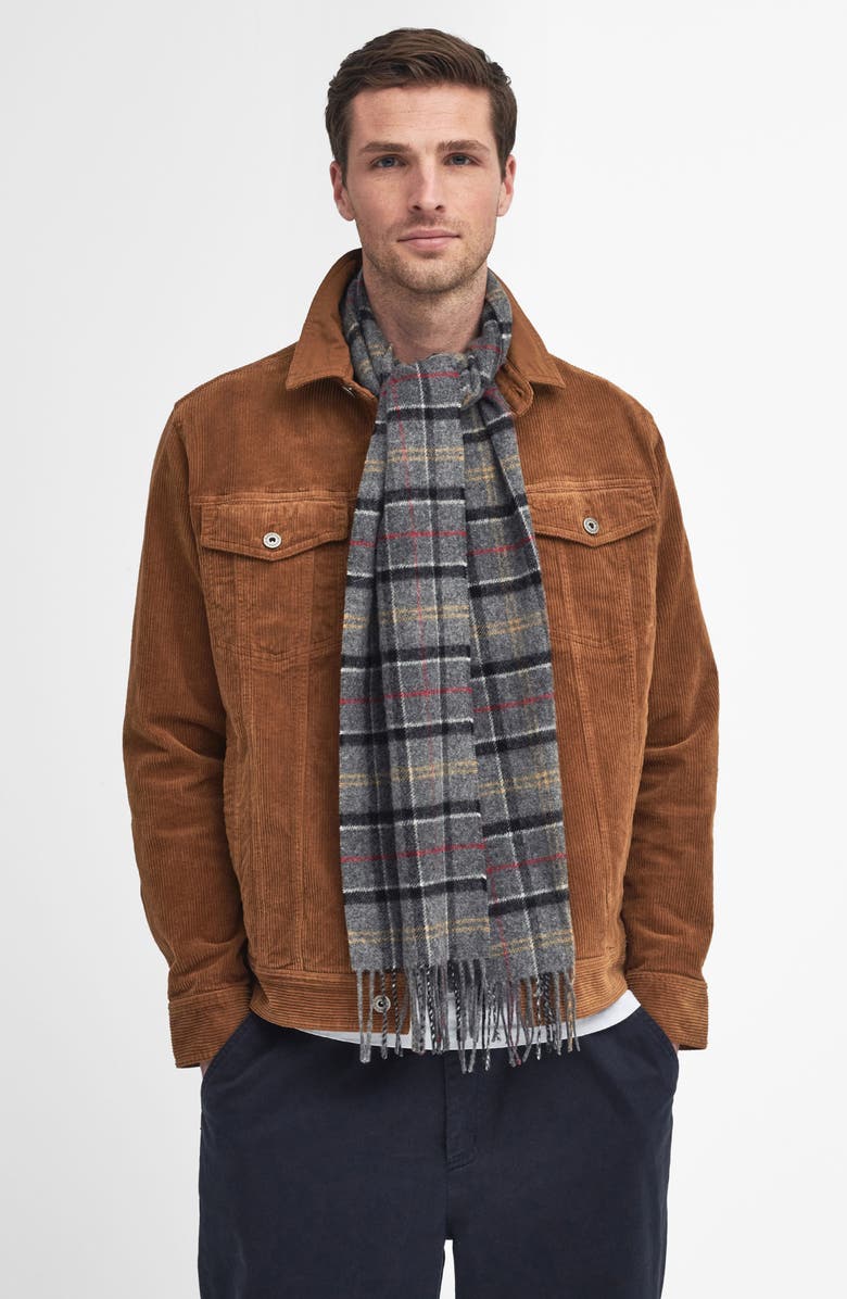 Barbour Tartan Lambswool Scarf, Alternate, color, Modern