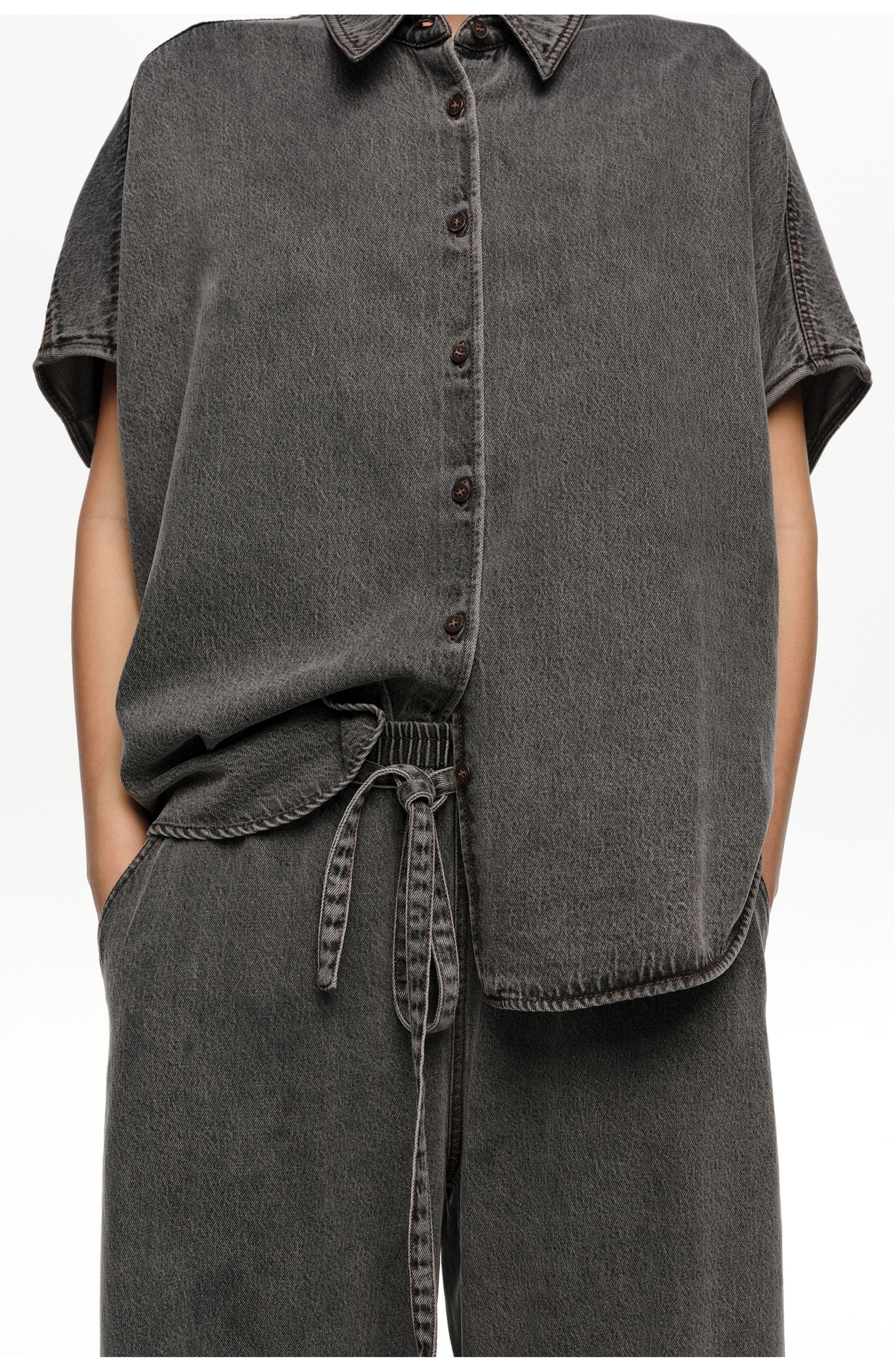 Washed Fluid Jogger Trousers - image 2