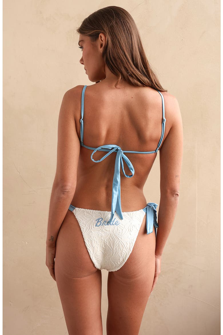 Forever Yours Triangle Bikini Top, Alternate, color, Jasmine