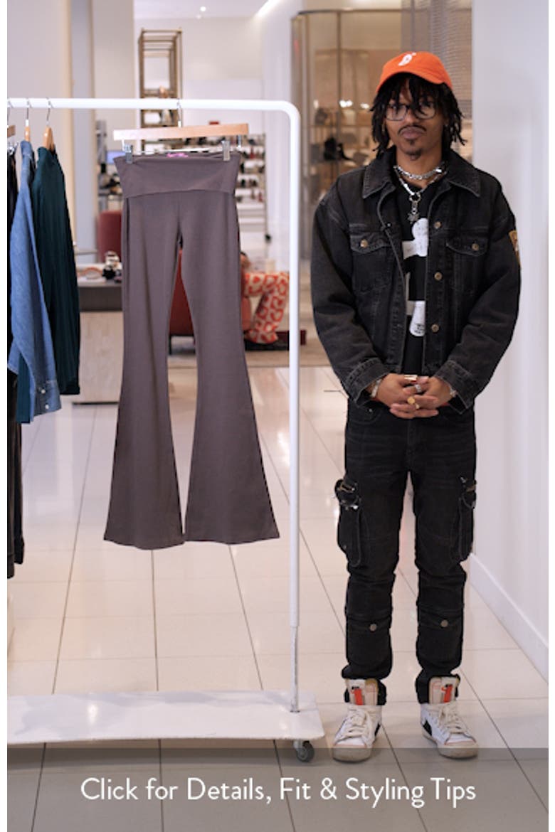 Coffee Break Rib Flare Leggings video