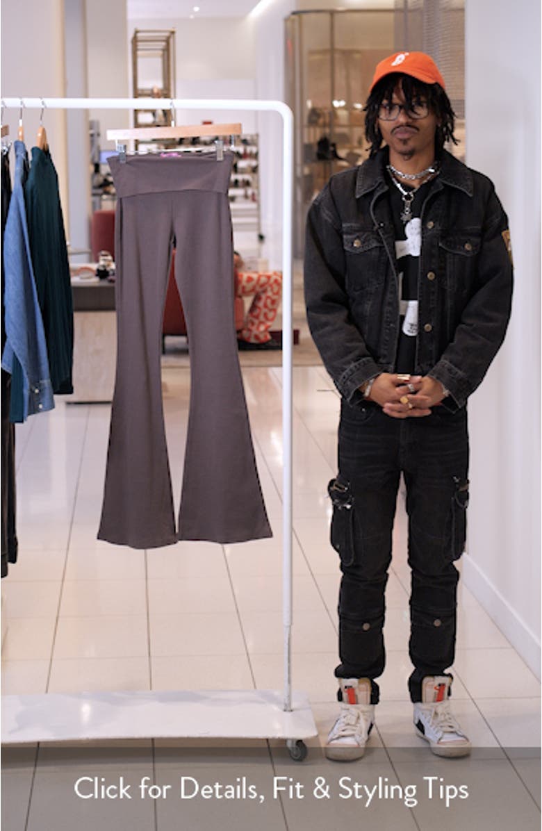 Coffee Break Rib Flare Leggings